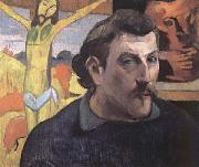 Paul Gauguin Self-Portrait with Yellow Christ china oil painting reproduction